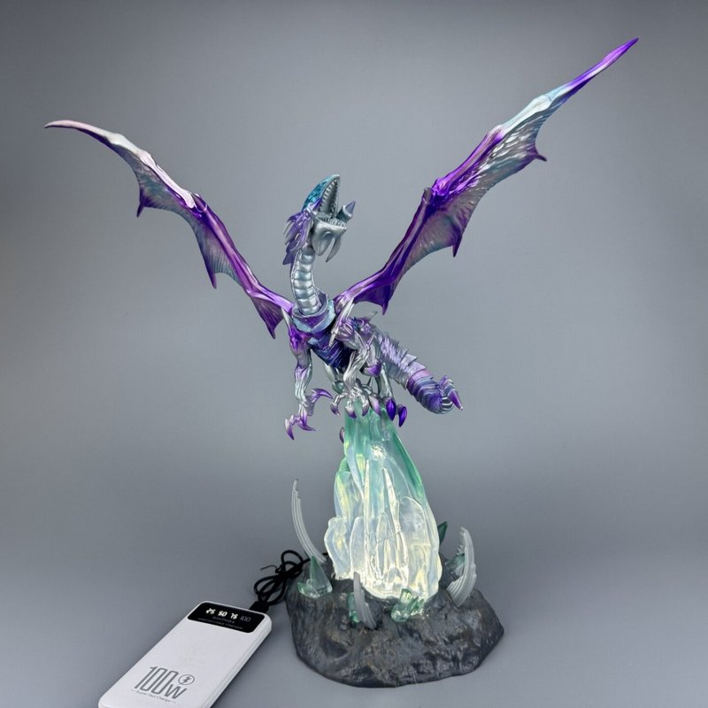 45cm Yu Gi Oh Blue Eyes White  - Model Figure Base avaliação e preço