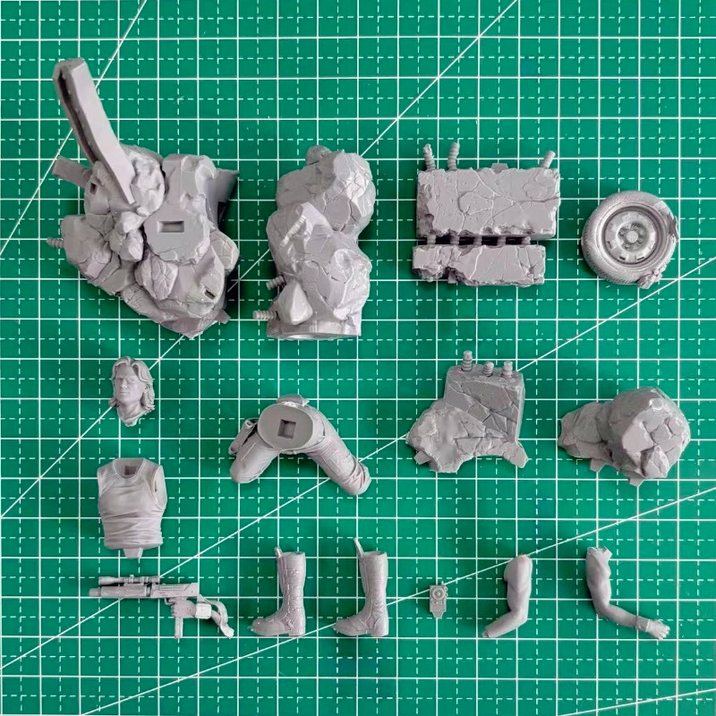 1/24 Scale DieCast Resin Figur - Model Kit Wargreymon avaliação e preço