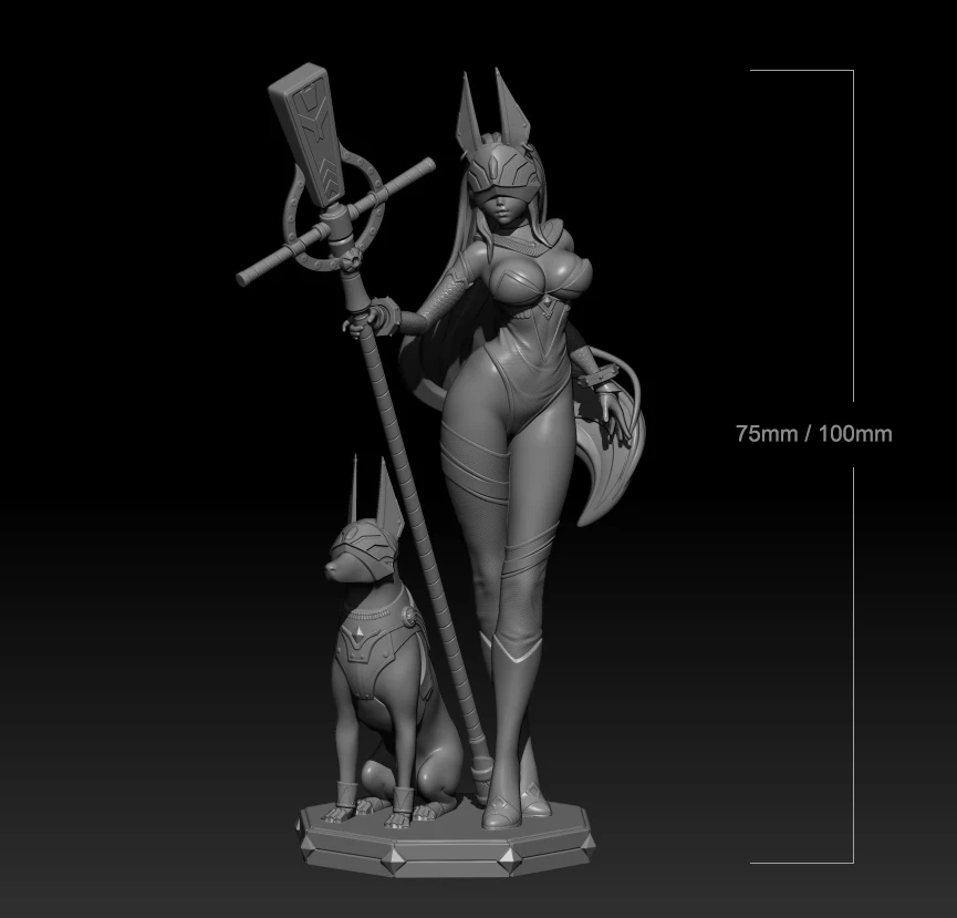 1/24 1/18 Resin Model Kits Anu - Model Kit Anubis avaliação e preço
