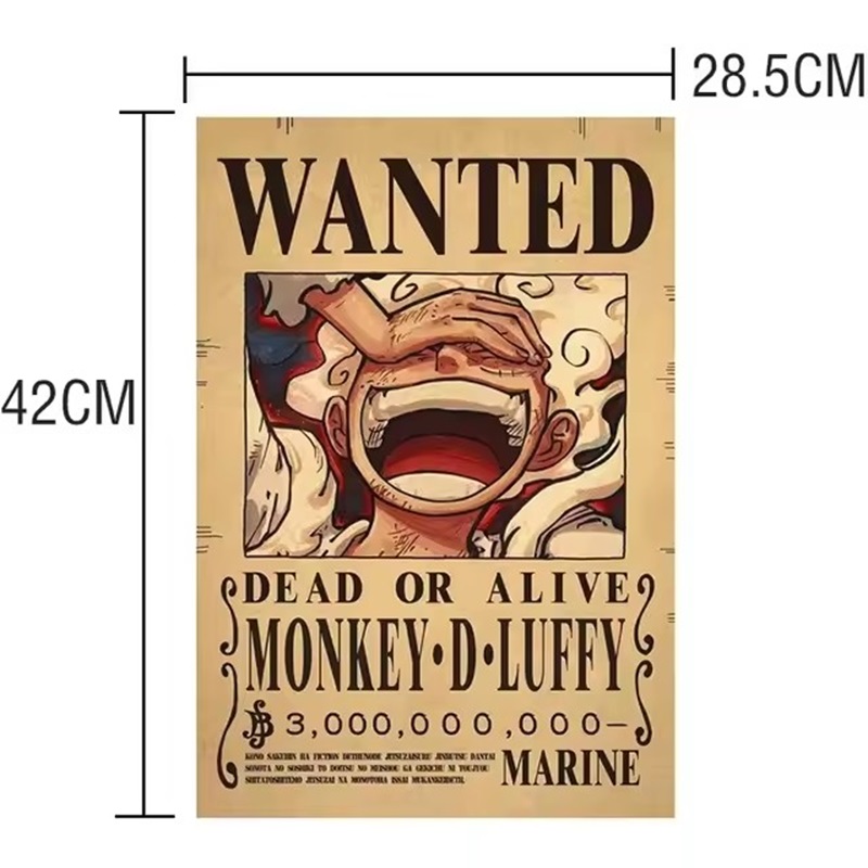 Anime One Piece Bounty Wanted  - Model Kit Vintage avaliação e preço