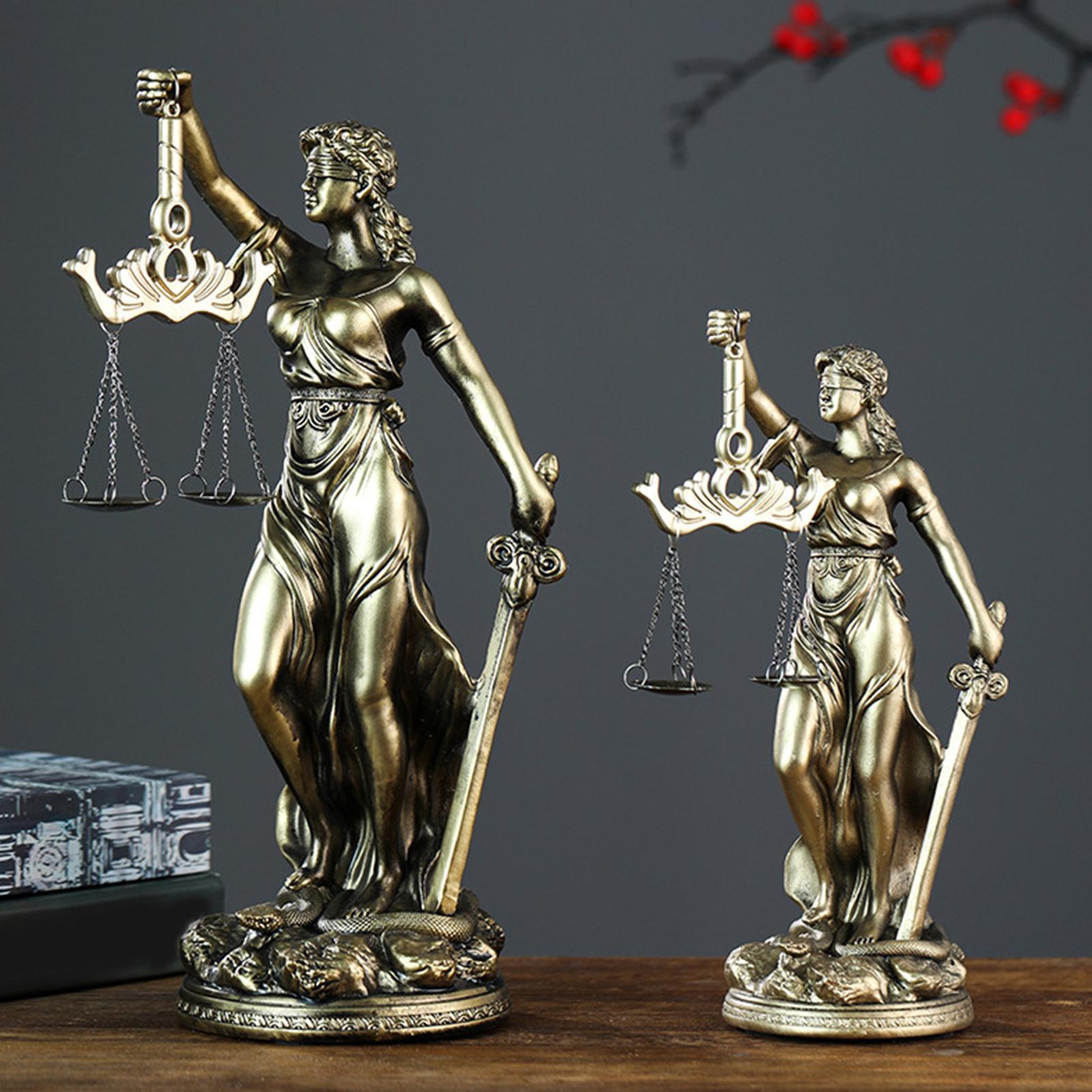 Lady Justice Statue Figurine S - Model Kit Judge avaliação e preço