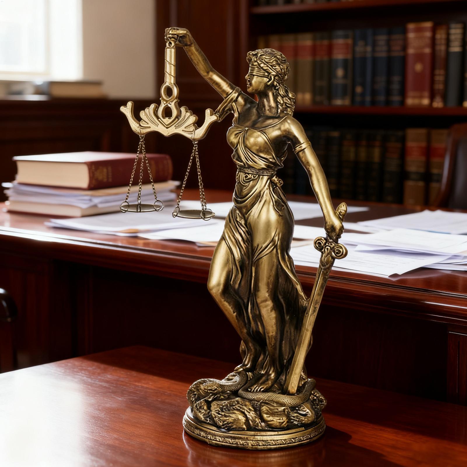Lady Justice Statue Figurine S - Model Kit Judge avaliação e preço