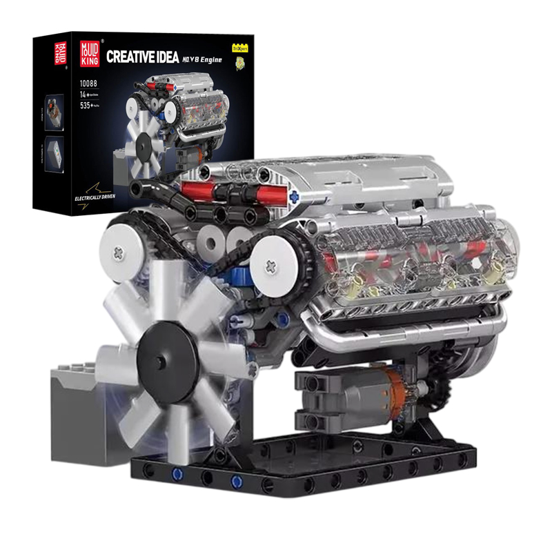 MOULD KING 10088 V8 Engine Bui - Model Kit V8 avaliação e preço