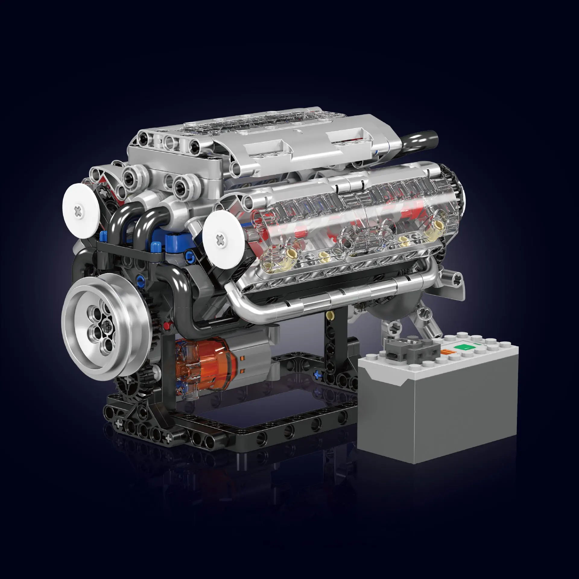 MOULD KING 10088 V8 Engine Bui - Model Kit V8 avaliação e preço