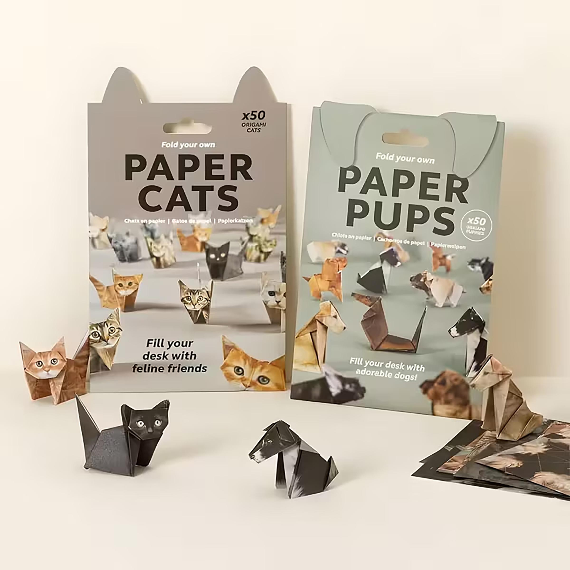 1pcs DIY 3D Paper Dog Cat Orig - Model Kit Instructions avaliação e preço