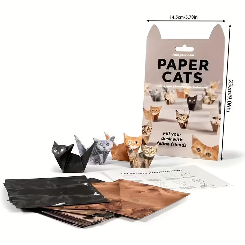 1pcs DIY 3D Paper Dog Cat Orig - Model Kit Instructions avaliação e preço