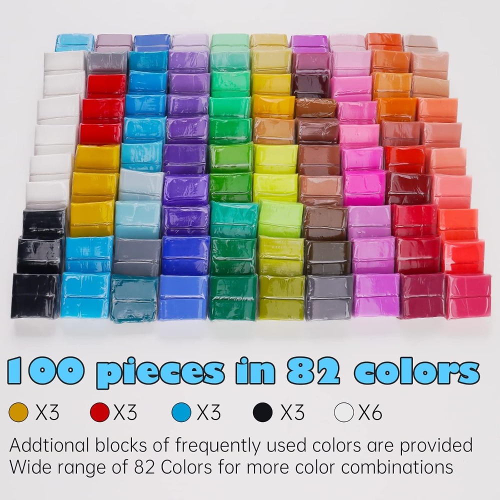 100 Pcs Polymer Clay Value Pac - Model Kit Tool avaliação e preço