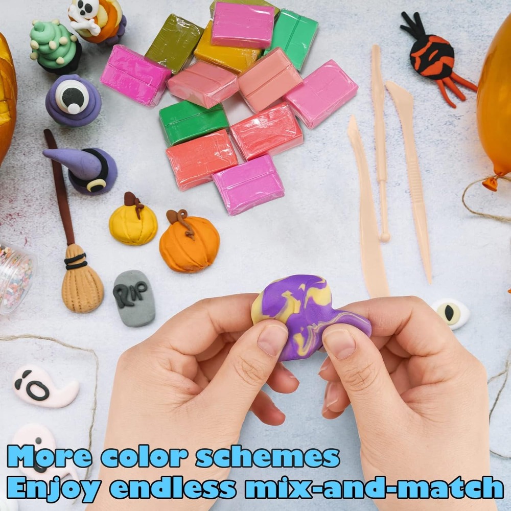 100 Pcs Polymer Clay Value Pac - Model Kit Tool avaliação e preço