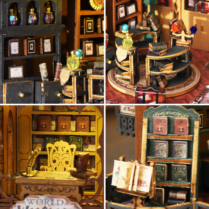 New DIY TWILIGHT BOOK CITY Min - Model Kit History avaliação e preço