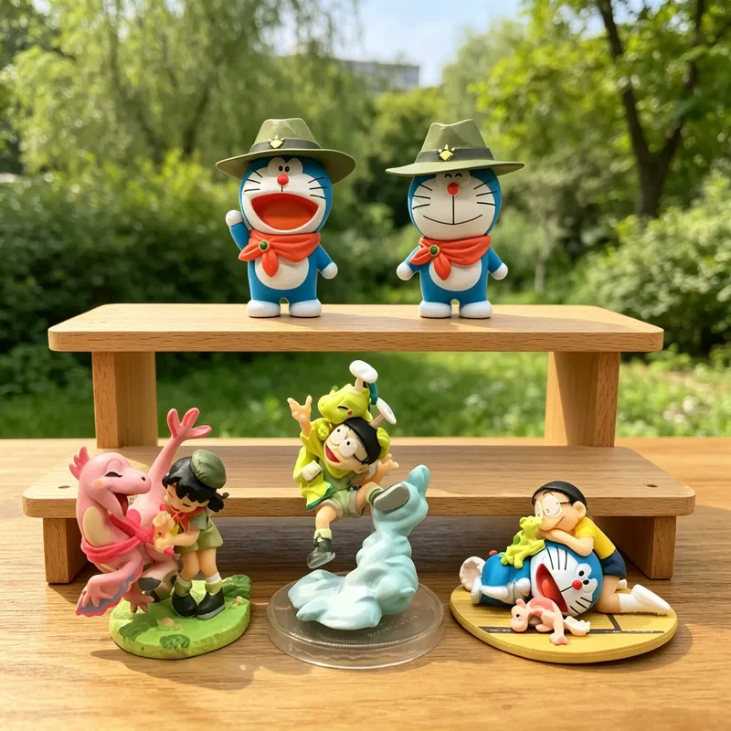 5pcs/Set Doraemon Nobita'S New - Model Kit Dinosaur Bandai avaliação e preço