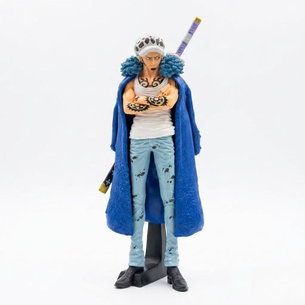 22cm Anime One Piece Luffy Law - Model Kit Judge avaliação e preço