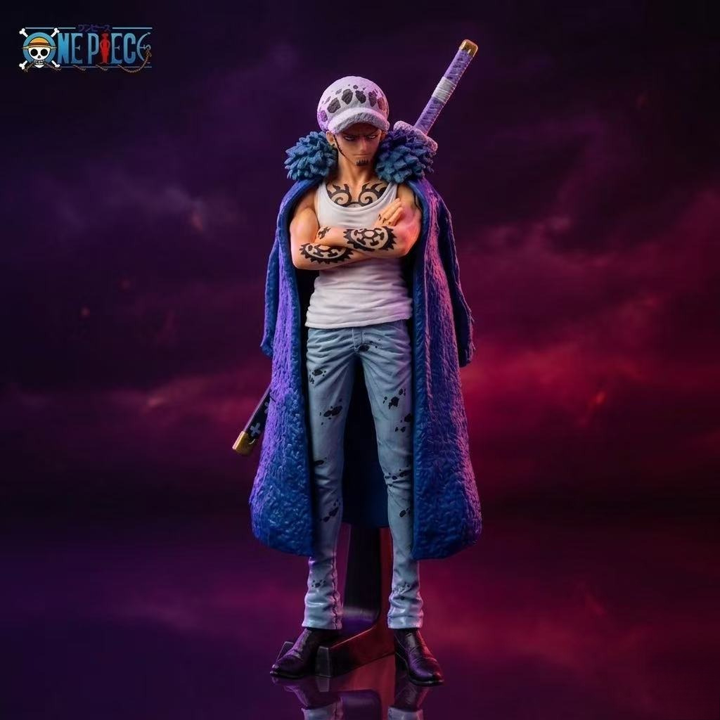 22cm Anime One Piece Luffy Law - Model Kit Judge avaliação e preço