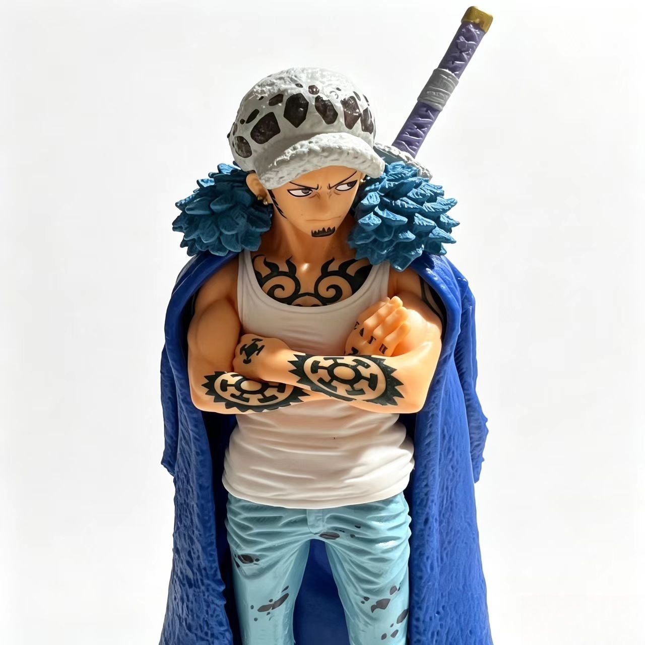 22cm Anime One Piece Luffy Law - Model Kit Judge avaliação e preço