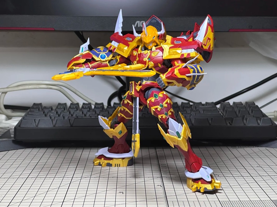 In Stock New Bandai Frs Digimo - Model Kit Kaisergreymon avaliação e preço
