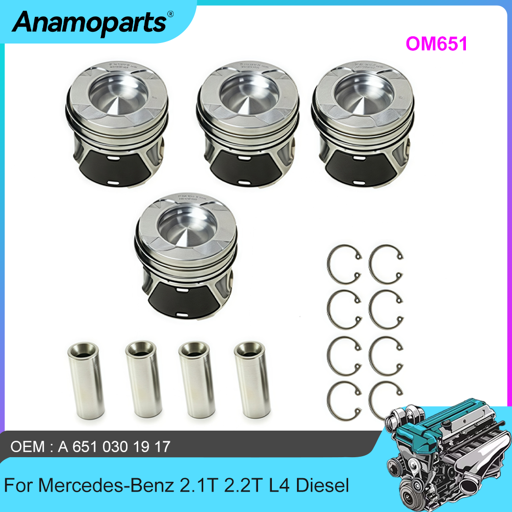 4pcs Piston & Ring Kit for Mer - Model Kit Engine V8 avaliação e preço
