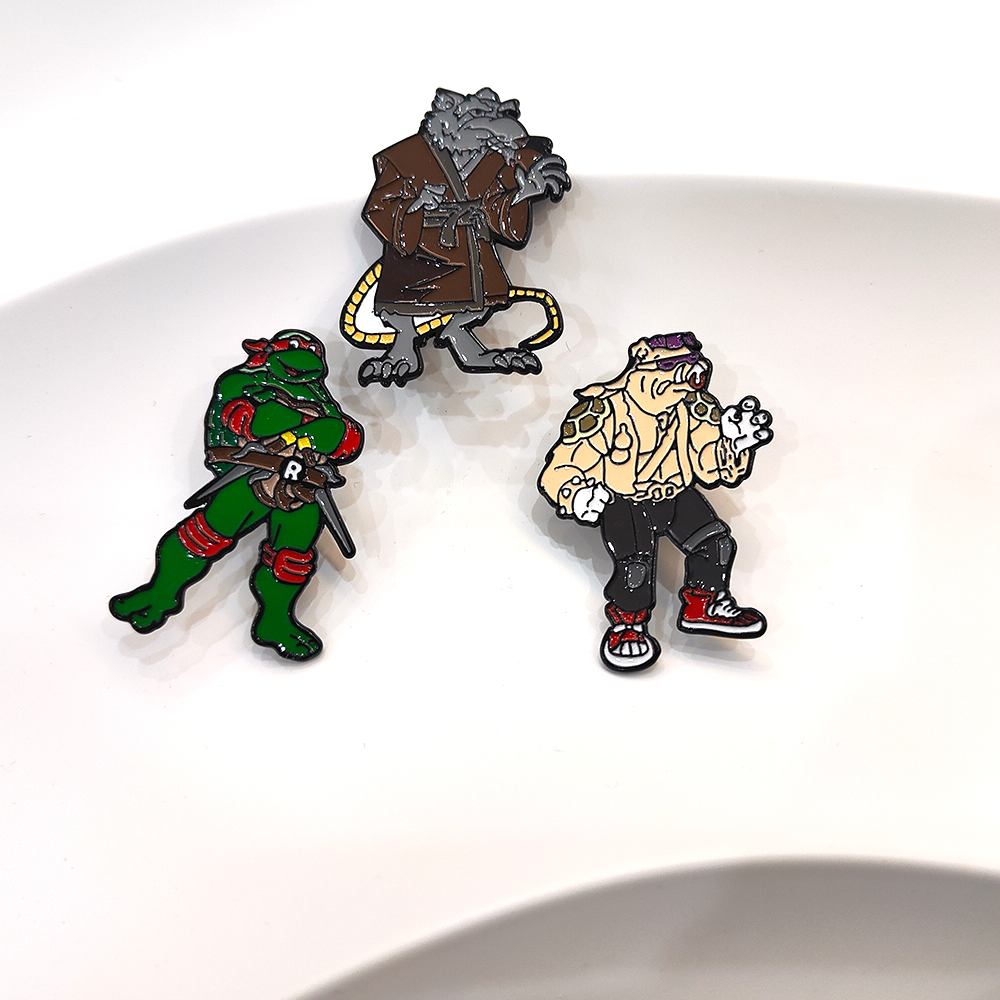 3pcs Vintage Ninja Turtles Pin - Model Kit Vintage avaliação e preço