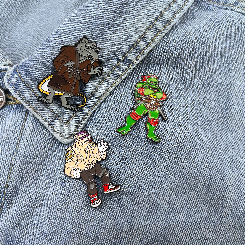 3pcs Vintage Ninja Turtles Pin - Model Kit Vintage avaliação e preço