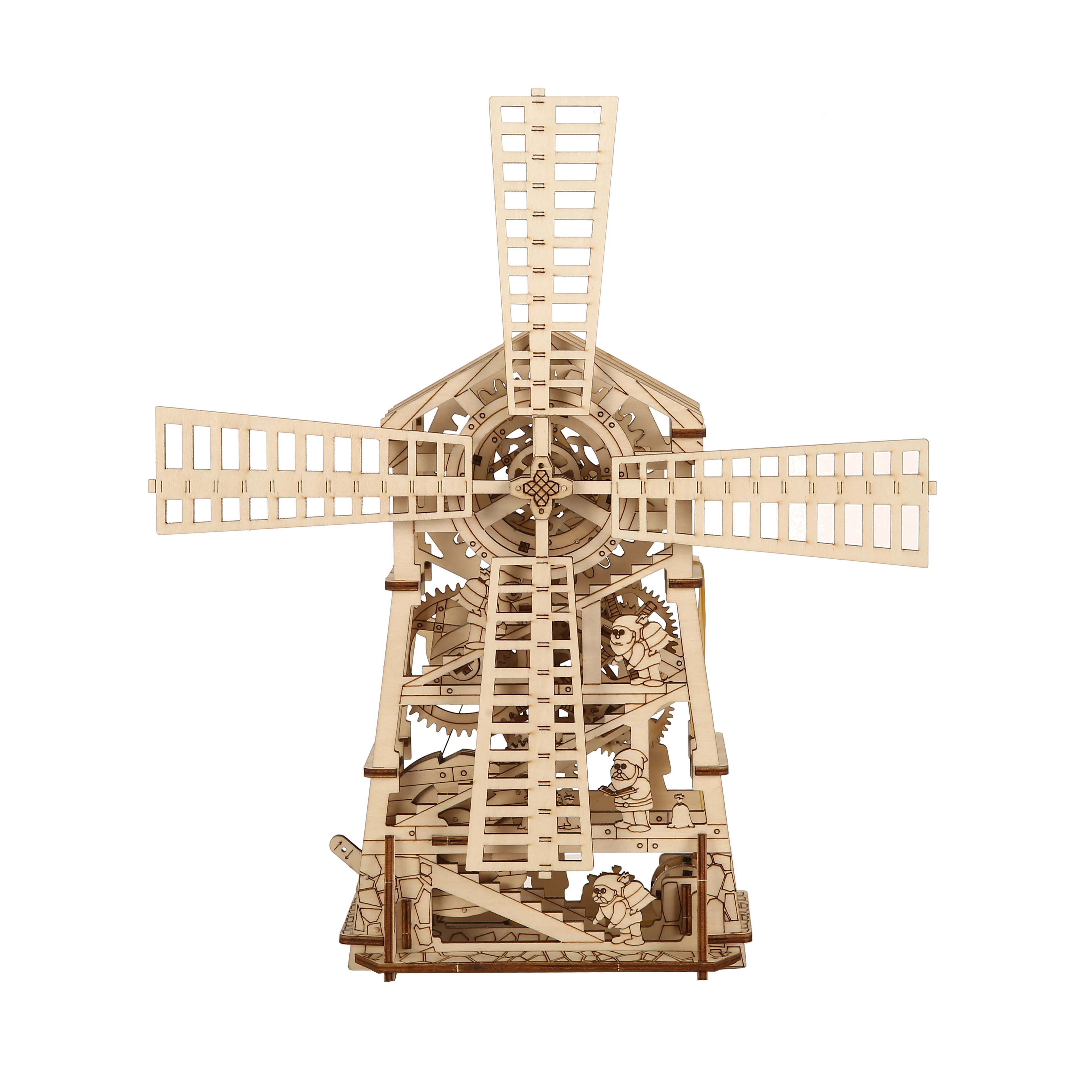 Dutch windmill 3D Wooden Puzzl - Model Kit History avaliação e preço