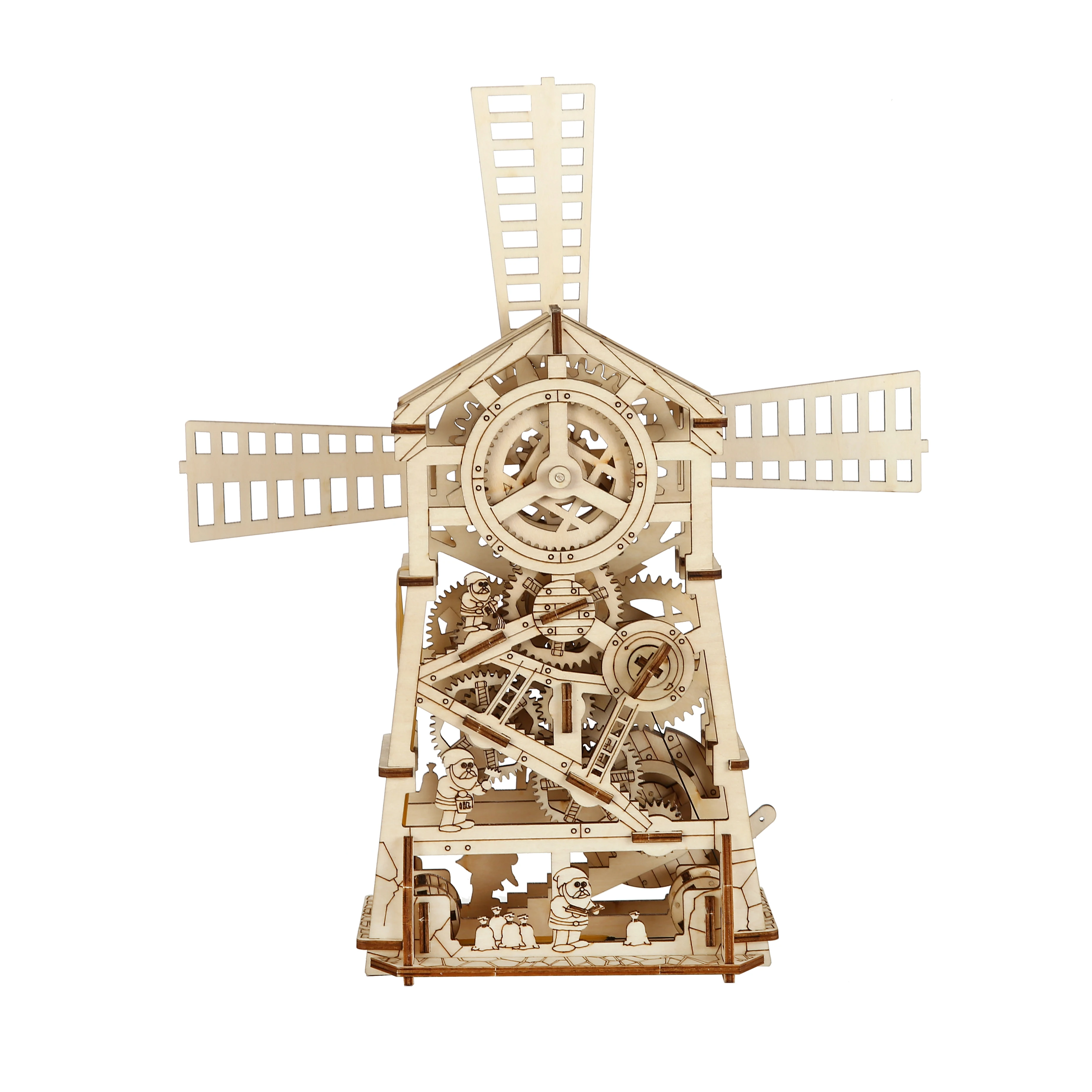 Dutch windmill 3D Wooden Puzzl - Model Kit History avaliação e preço