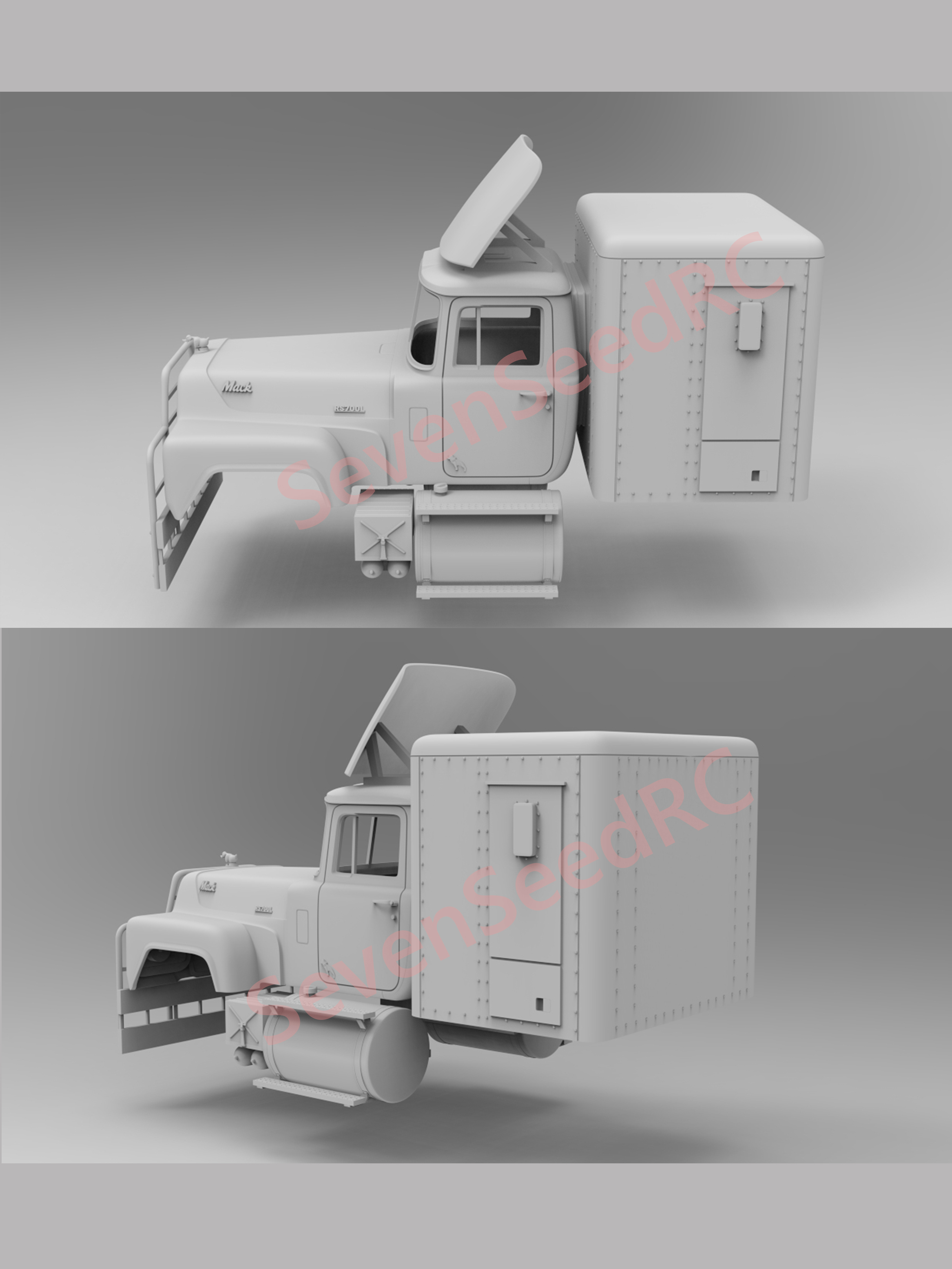 3d Print Truck Cab Kit MACK RS - Model Kit Jdm avaliação e preço