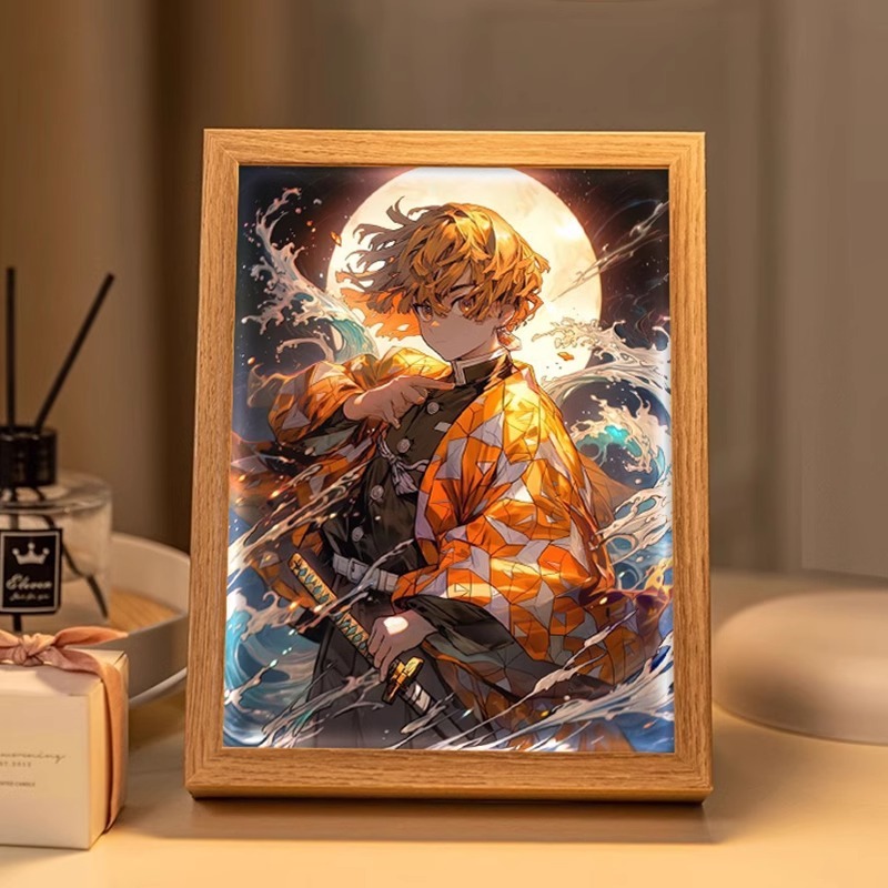 Demon Slayer Photo Frame LED L - Model Kit Zenitsu avaliação e preço