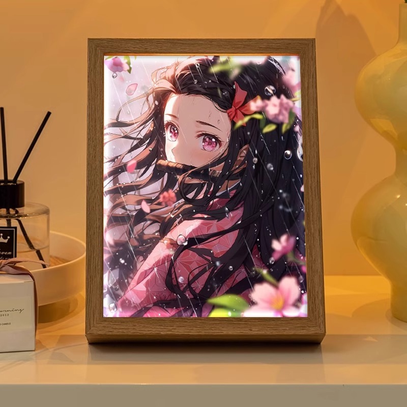 Demon Slayer Photo Frame LED L - Model Kit Zenitsu avaliação e preço